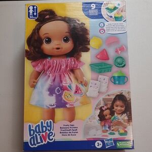 Baby Alive Fruity Sips Doll Lemon With 9 Accessories